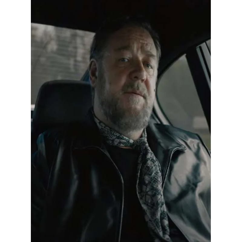 Russell Crowe Kraven the Hunter Leather Jacket Celebs Movie Jackets